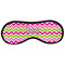 Pink & Green Chevron Sleeping Eye Masks - Large (Personalized)