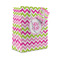Pink & Green Chevron Gift Bag (Personalized)