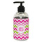Pink & Green Chevron Small Soap/Lotion Bottle