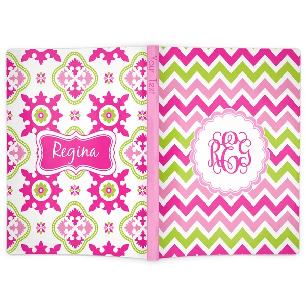 Pink & Green Chevron Soft Cover Journal - Apvl