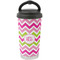 Pink & Green Chevron Stainless Steel Travel Cup