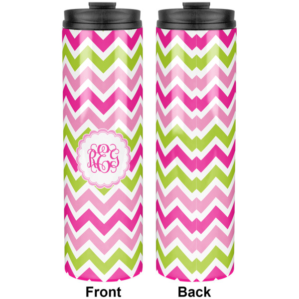 Pink & Green Chevron Stainless Steel Tumbler 20 Oz - Approval
