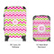 Pink & Green Chevron Suitcase Set 4 - APPROVAL