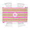 Pink & Green Chevron Tablecloth - 58"x102" (Personalized)