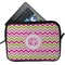 Pink & Green Chevron Tablet Sleeve (Small)