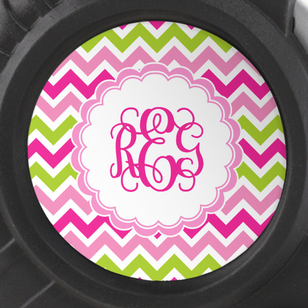 Pink & Green Chevron Tape Measure - 25ft - detail