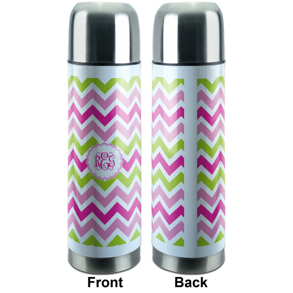 Pink & Green Chevron Thermos - Apvl