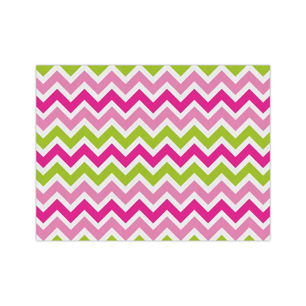 Custom Pink & Green Chevron Tissue Paper Sheets - Medium - Heavyweight