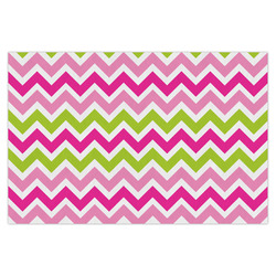 Pink & Green Chevron Tissue Paper Sheets - X-Large - Heavyweight