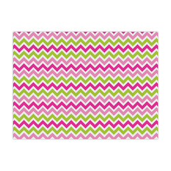Pink & Green Chevron Large Tissue Papers Sheets - Lightweight