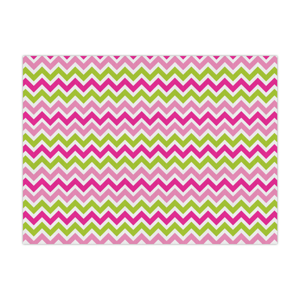 Custom Pink & Green Chevron Tissue Paper Sheets