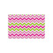 Pink & Green Chevron Tissue Paper Sheets - Small - Lightweight