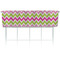 Pink & Green Chevron Valance