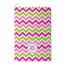 Pink & Green Chevron Waffle Weave Golf Towel (Personalized)
