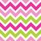 Pink & Green Chevron Wallpaper & Surface Covering (Peel & Stick 24"x 24" Sample)