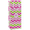 Pink & Green Chevron Wine Gift Bags - Gloss (Personalized)