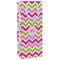 Pink & Green Chevron Wine Gift Bags - Matte (Personalized)