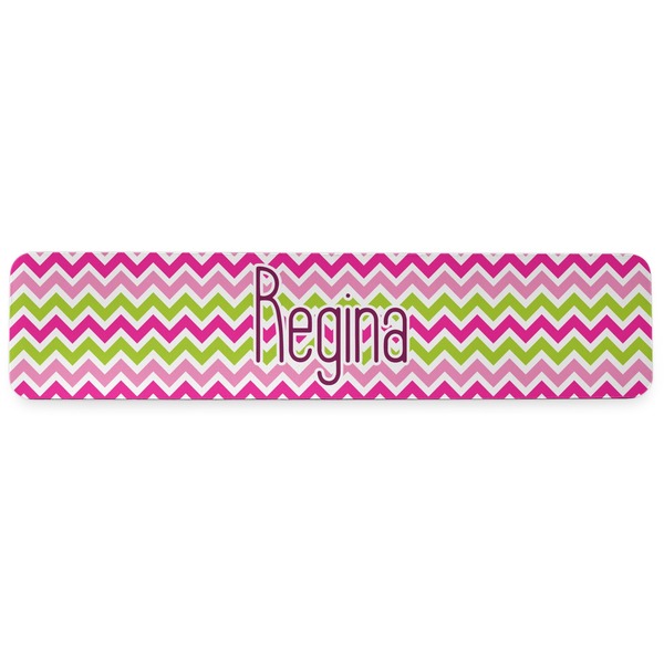 Pink & Green Chevron Wrist Rest - Apvl