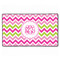 Pink & Green Chevron XXL Gaming Mouse Pads - 24" x 14" - APPROVAL