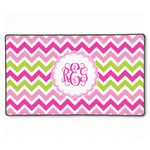 Pink & Green Chevron XXL Gaming Mouse Pad - 24" x 14" (Personalized)