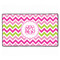 Pink & Green Chevron XXL Gaming Mouse Pad - 24" x 14" (Personalized)
