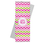 Pink & Green Chevron Yoga Mat Towel (Personalized)