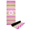 Pink & Green Chevron Yoga Mat (Personalized)