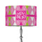 Pink & Green Argyle 12" Drum Lamp Shade - Fabric (Personalized)