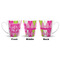 Pink & Green Argyle 12 Oz Latte Mug - Approval