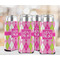 Pink & Green Argyle 12oz Tall Can Sleeve - Set of 4 - LIFESTYLE