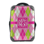 Pink & Green Argyle 15" Hard Shell Backpack (Personalized)