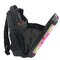 Pink & Green Argyle 15" Backpack - SIDE OPEN
