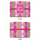 Pink & Green Argyle 16" Drum Lampshade - APPROVAL (Fabric)