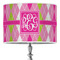 Pink & Green Argyle Drum Lamp Shade (Personalized)