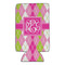 Pink & Green Argyle 16oz Can Sleeve - Set of 4 - FRONT