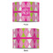 Pink & Green Argyle 8" Drum Lampshade - APPROVAL (Fabric)