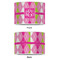 Pink & Green Argyle 8" Drum Lampshade - APPROVAL (Poly Film)