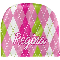 Pink & Green Argyle Baby Hat (Beanie) (Personalized)