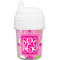 Pink & Green Argyle Baby Sippy Cup (Personalized)