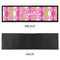 Pink & Green Argyle Bar Mat - Large - APPROVAL