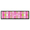 Pink & Green Argyle Bar Mat - Large (Personalized)