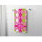 Pink & Green Argyle Bath Towel - LIFESTYLE