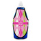 Pink & Green Argyle Bottle Apron - Soap - FRONT