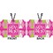 Pink & Green Argyle Car Ornament - Berlin (Approval)