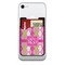 Pink & Green Argyle Cell Phone Credit Card Holder w/ Phone