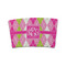Pink & Green Argyle Coffee Cup Sleeve - FRONT