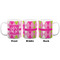 Pink & Green Argyle Coffee Mug - 11 oz - White APPROVAL