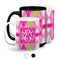Pink & Green Argyle Coffee Mugs Main