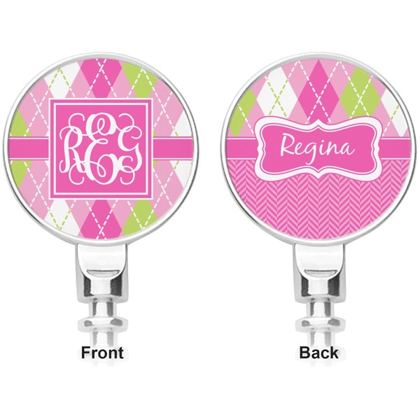 Pink & Green Argyle Corkscrew - Apvl