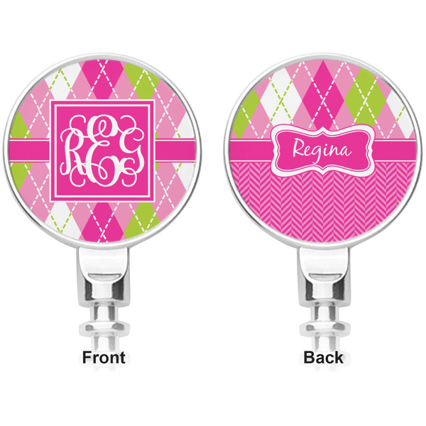 Pink & Green Argyle Corkscrew - Apvl